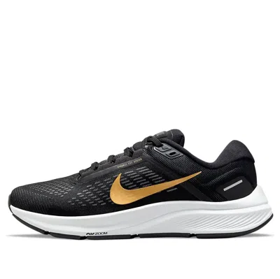 NIKE (WMNS) Nike Air Zoom Structure 24 'Black Metallic Gold Coin'