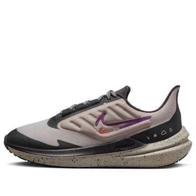 NIKE (WMNS) Nike Air Zoom Winflo 9 Shield 'Cobblestone Vivid Purple'