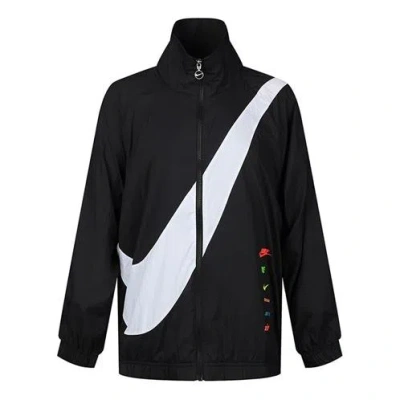 NIKE (WMNS) Nike Big Swoosh Jacket 'Black White'