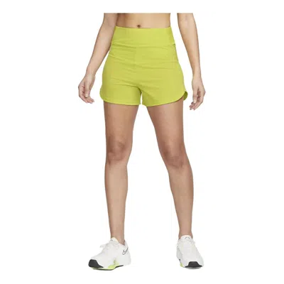 NIKE (WMNS) Nike Bliss Dri-FIT Fitness High-Waisted Brief-Lined Shorts 'Green'
