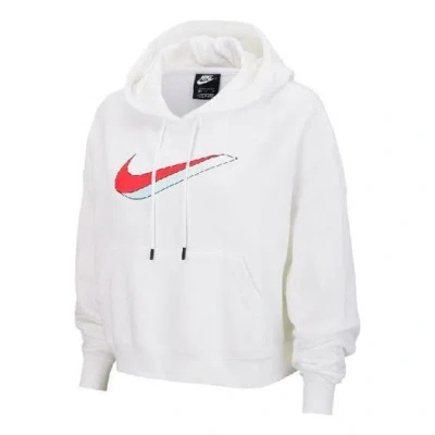 NIKE (WMNS) Nike Casual Sports Pullover hoodie White