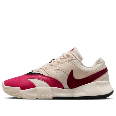 NIKE (WMNS) Nike Court Lite 4 'Pale Ivory Sail Black Team Red'