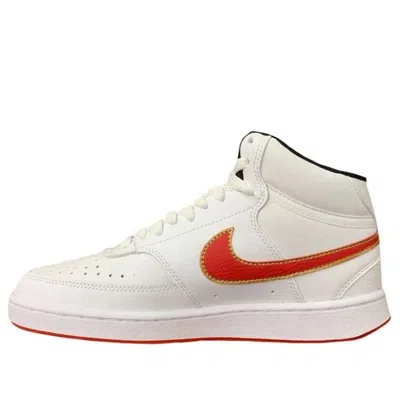 NIKE (WMNS) Nike Court Vision Mid White/Red