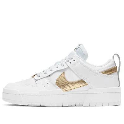 NIKE (WMNS) Nike Dunk Low Disrupt 'White Metallic Gold'