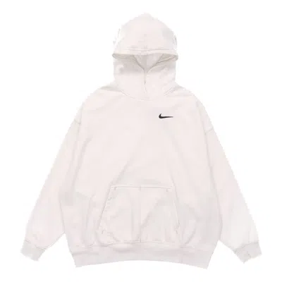 NIKE (WMNS) Nike Embroidered Logo Loose Hoodie Autumn White