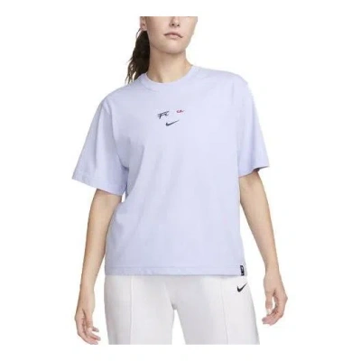 NIKE (WMNS) Nike FFF Logo T-Shirt 'Oxygen Purple'