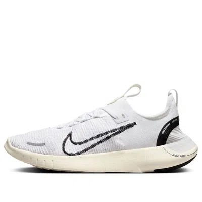 NIKE (WMNS) Nike Free RN NN Road Running Shoes 'White Coconut Milk Photon Dust Black'