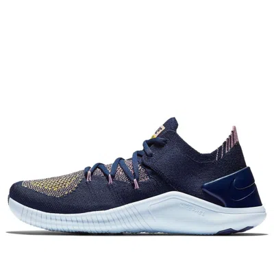 NIKE (WMNS) Nike Free TR Flyknit 3 'College Navy'