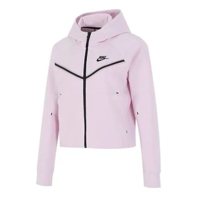 NIKE (WMNS) Nike Logo Printing Hooded Jacket Pink
