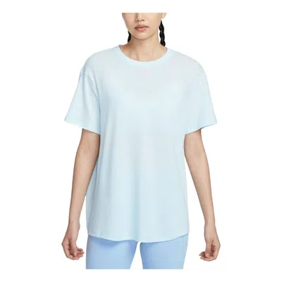NIKE (WMNS) Nike One Relaxed Dri-FIT T-shirt Asia Sizing 'Ice Blue'