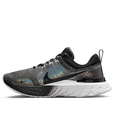 NIKE (WMNS) Nike React Infinity Run Flyknit 3 Premium 'Black Zebra Iridescent'