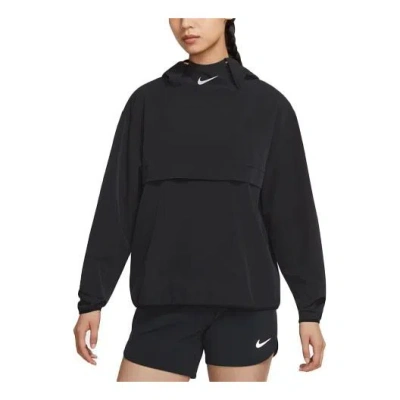 NIKE (WMNS) Nike Run Division Logo Hooded Jacket Black