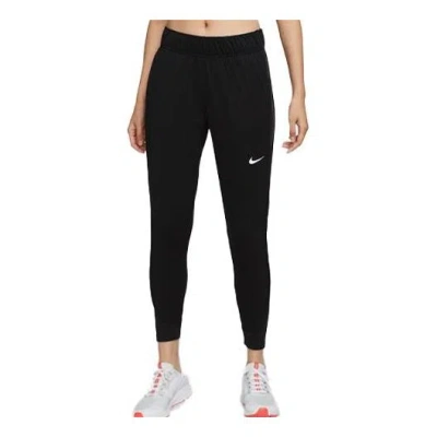 NIKE (WMNS) Nike Solid Color Small Logo Sports Pants/Trousers/Joggers Black