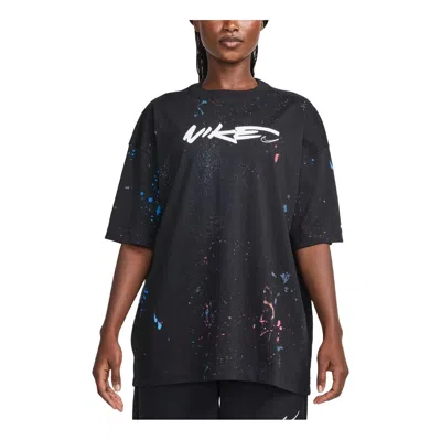 NIKE (WMNS) Nike Sportswear Breaking Oversized T-shirt Asia Sizing 'Black'
