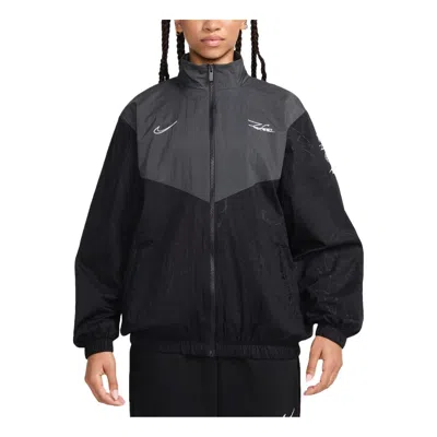 NIKE (WMNS) Nike Sportswear Breaking Windrunner Jacket Asia Sizing 'Black Anthracite'