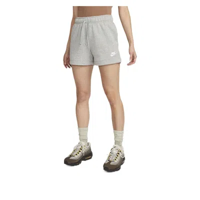 NIKE (WMNS) Nike Sportswear Club Fleece Mid-rise Shorts 'Grey'