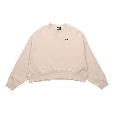 NIKE (WMNS) Nike Sportswear Essential Fleece Crew 'Beige'