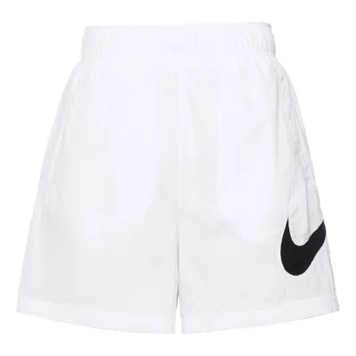 NIKE (WMNS) Nike Sportswear Essential High-Rise Woven Shorts 'White Black'