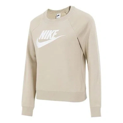 NIKE (WMNS) Nike Sportswear Essential Long Sleeve T-Shirt 'Beige'