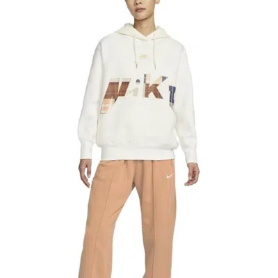 NIKE (WMNS) Nike Sportswear Fleece Pullover Hoodie 'Ivory white'