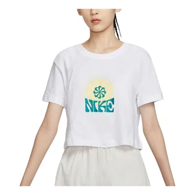 NIKE (WMNS) Nike Sportswear Graphic T-shirt Asia Sizing 'White'