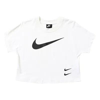 NIKE (WMNS) Nike Sportswear Swoosh Logo Casual Short 'White'