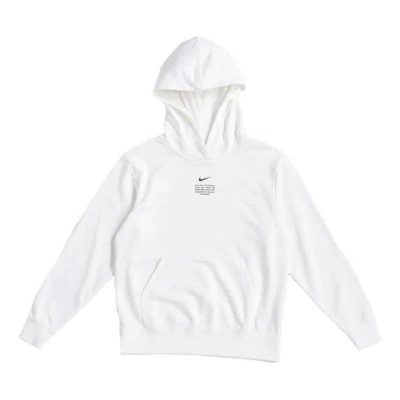 NIKE (WMNS) Nike Sportswear Swoosh Pullover Long Sleeves Hoodie White