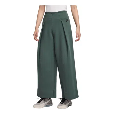 NIKE (WMNS) Nike Sportswear Tech Fleece High-Waisted Pants Asia Sizing 'Green'