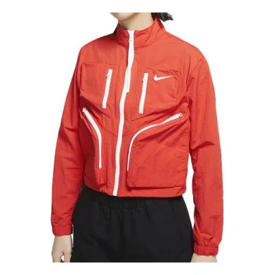 NIKE (WMNS) Nike Sportswear Tech Pack Woven Jacket Orange