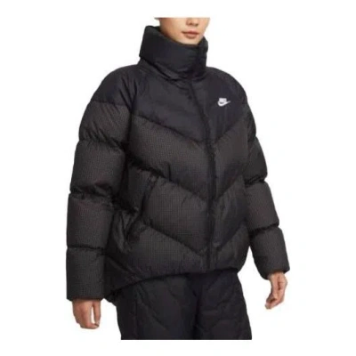 NIKE (WMNS) Nike Sportswear Windpuffer Therma-FIT Loose Puffer Jacket 'Black'