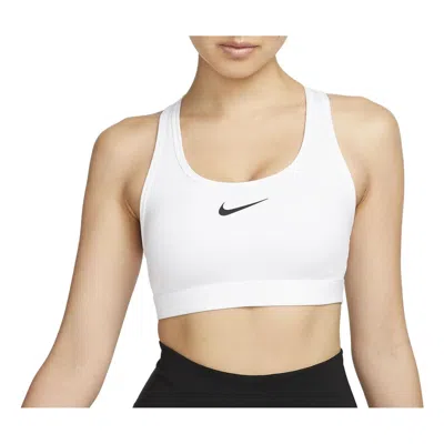 NIKE (WMNS) Nike Swoosh Medium Support Sports Bra 'White'