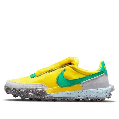 NIKE (WMNS) Nike Waffle Racer Crater 'Yellow Strike Roma Green'