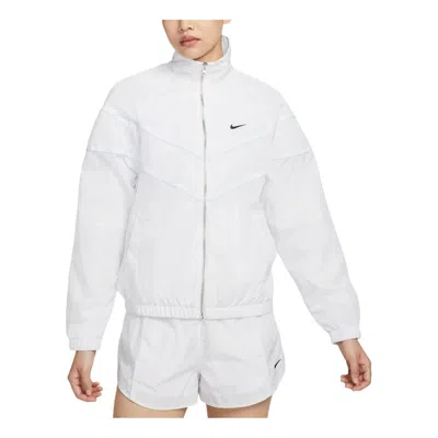 NIKE (WMNS) Nike Windrunner Loose UV Woven Full-Zip Jacket Asia Sizing 'White Black'