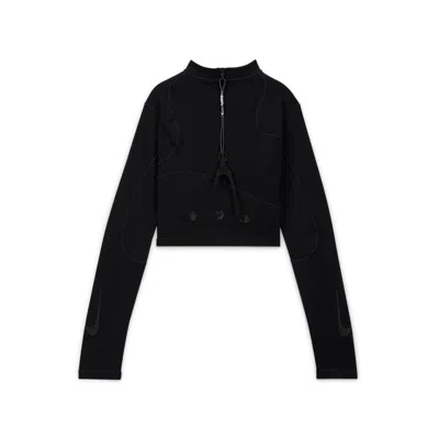 NIKE (WMNS) Nike x Off-White Long-Sleeve Top Asia Sizing 'Black'