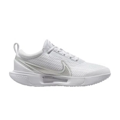 NIKE WMNS NIKECOURT ZOOM PRO 'WHITE METALLIC SILVER'