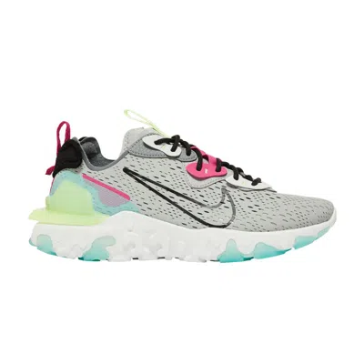 NIKE WMNS REACT VISION 'WOLF GREY PINK PRIME'