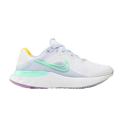 NIKE WMNS RENEW RUN 2 'WHITE GREEN GLOW'