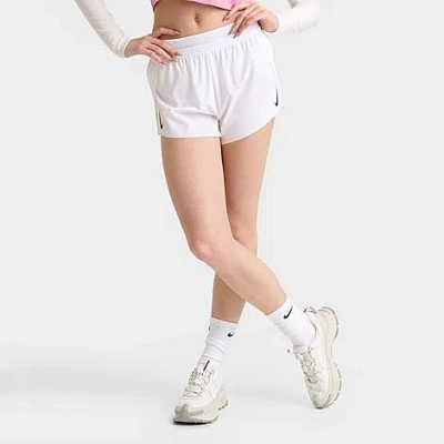 NIKE NIKE WOMEN'S AEROSWIFT DRI-FIT ADV MID-RISE 3 INCH BRIEF-LINED SHORTS