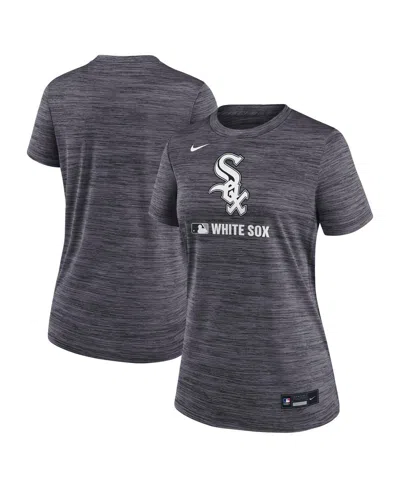 NIKE WOMEN'S BLACK CHICAGO WHITE SOX AUTHENTIC COLLECTION VELOCITY PERFORMANCE T-SHIRT