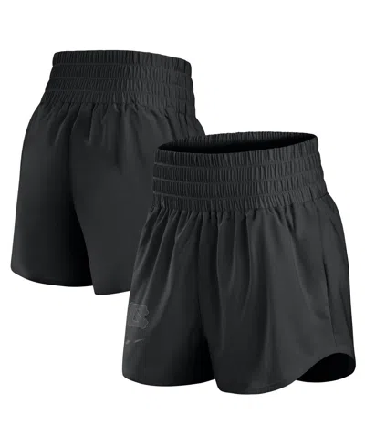 NIKE WOMEN'S BLACK NORTH CAROLINA TAR HEELS PERFORMANCE ONE HIGH-RISE SHORTS