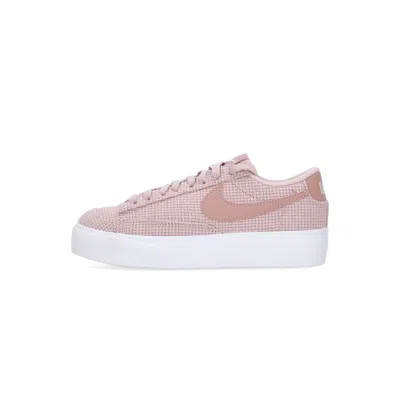 NIKE WOMEN'S LOW SHOE W BLAZER LOW PLATFORM PINK OXFORD/ROSE WHISPER/SUMMIT WHITE
