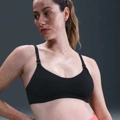 NIKE WOMEN'S (M) ALATE MINIMALIST LIGHT-SUPPORT PADDED NURSING SPORTS BRA (MATERNITY)