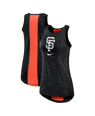 NIKE WOMEN'S NIKE BLACK SAN FRANCISCO GIANTS RIGHT MIX HIGH NECK TANK TOP