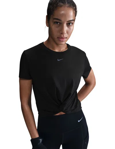 NIKE WOMEN'S ONE CLASSIC TWIST SHORT-SLEEVE TOP