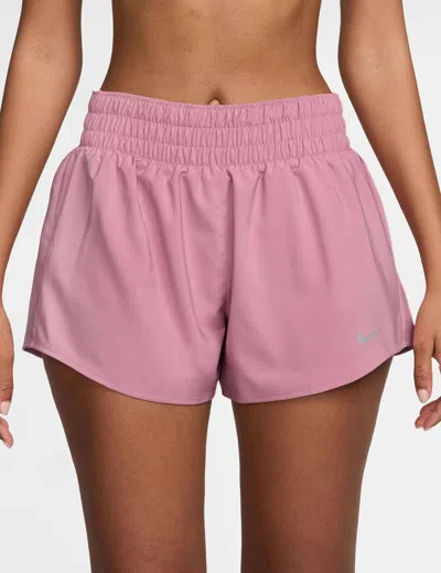 NIKE WOMEN'S ONE DRI-FIT 3" BRIEF-LINED SHORTS