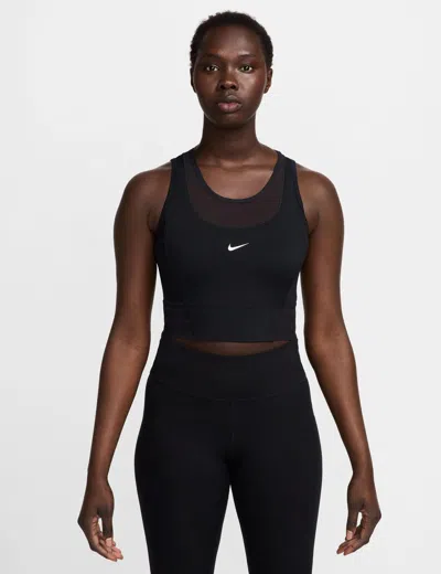 NIKE WOMEN'S PRO DRI-FIT CROPPED TANK TOP