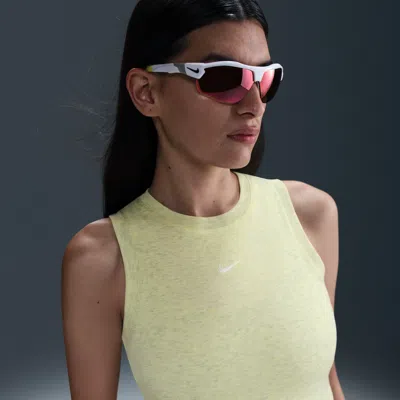 NIKE WOMEN'S  SPORTSWEAR CHILL KNIT TIGHT CROPPED MINI-RIB TANK TOP