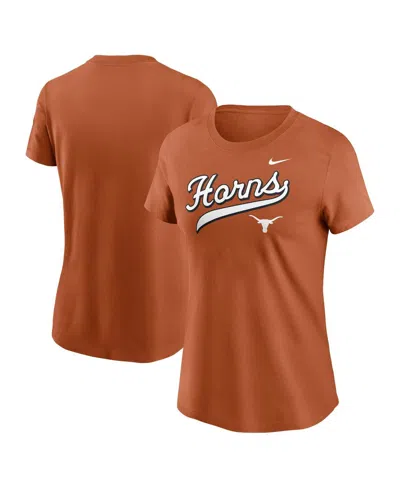 NIKE WOMEN'S TEXAS ORANGE TEXAS LONGHORNS LOCAL SCRIPT T-SHIRT