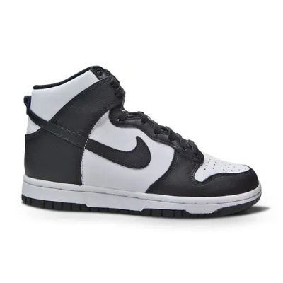 NIKE WOMENS NIKE DUNK HIGH - DD1869 103 - WHITE BLACK UNIVERSITY RED 'PANDA'