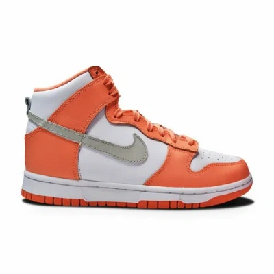 NIKE WOMENS NIKE DUNK HIGH - DD1869 600 - CRIMSON BLISS LT IRON ORE